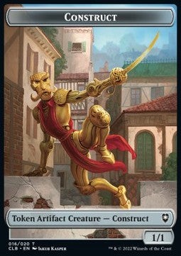Construct Token (Artifact 1/1) - Commander Legends: Battle for Baldur's Gate: Extras (Token) [T16]