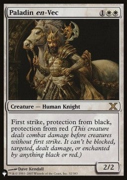 Paladin en-Vec - The List (Rare) [32]