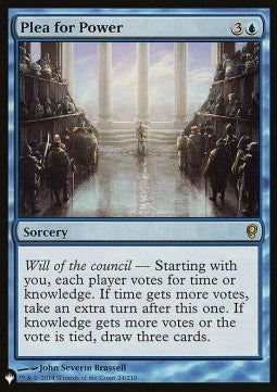 Plea for Power - The List (Rare) [24]