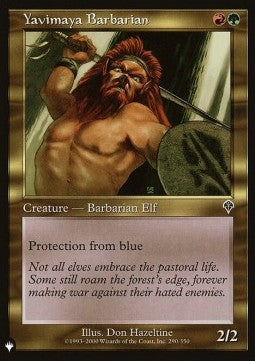 Yavimaya Barbarian - The List (Common) [290]