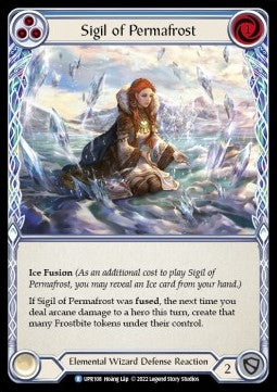 Sigil of Permafrost (Blue) (Regular) - Uprising (Rare) [108]