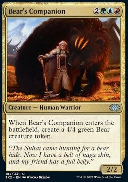 Bear's Companion - Double Masters 2022 (Uncommon) [182]