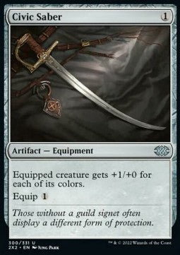 Civic Saber - Double Masters 2022 (Uncommon) [300]