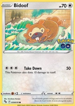 Bidoof - Pokémon GO (Common) [059]