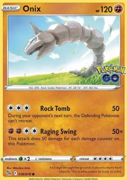 Onix - Pokémon GO (Common) [036]
