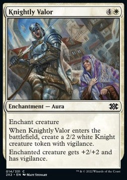 Knightly Valor - Double Masters 2022 (Common) [14]