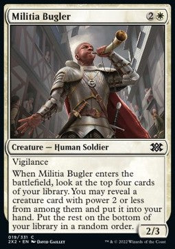 Militia Bugler - Double Masters 2022 (Common) [19]