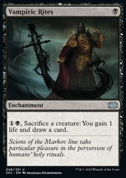 Vampiric Rites - Double Masters 2022 (Uncommon) [98]