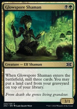 Glowspore Shaman - Double Masters 2022 (Common) [220]
