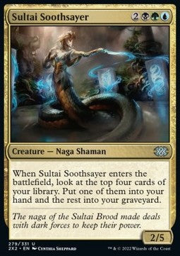 Sultai Soothsayer - Double Masters 2022 (Uncommon) [279]