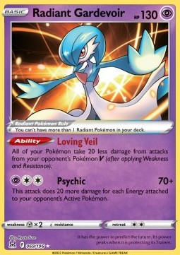 Radiant Gardevoir - Lost Origin (Ultra Rare) [069]