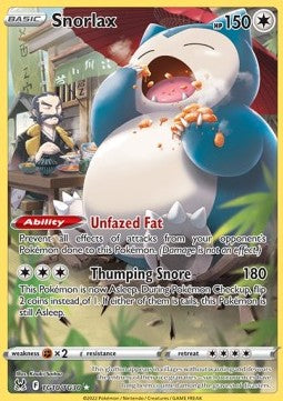 Snorlax - Lost Origin (Holo Rare) [LOR-TG10]