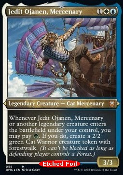 Jedit Ojanen, Mercenary - Commander: Dominaria United: Extras (Mythic) [XDMC-56]