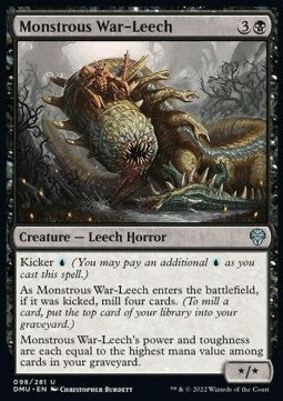 Monstrous War-Leech - Dominaria United (Uncommon) [98]
