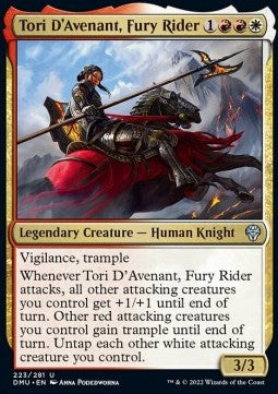 Tori D'Avenant, Fury Rider - Dominaria United (Uncommon) [223]