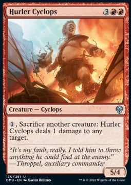 Hurler Cyclops - Dominaria United (Uncommon) [130]