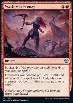 Warhost's Frenzy - Dominaria United (Uncommon) [151]
