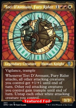 Tori D'Avenant, Fury Rider (V.2) - Dominaria United: Extras (Uncommon) [XDMU-363]