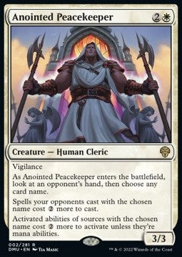 Anointed Peacekeeper - Dominaria United (Rare) [2]