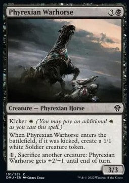 Phyrexian Warhorse - Dominaria United (Common) [101]
