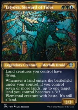 Tatyova, Steward of Tides (V.1) - Dominaria United: Extras (Uncommon) [321]