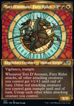 Tori D'Avenant, Fury Rider (V.1) - Dominaria United: Extras (Uncommon) [322]
