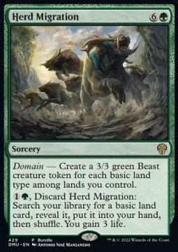 Herd Migration (V.3) - Dominaria United: Promos (Rare) [PDMU-429]