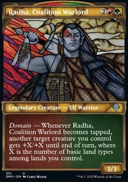 Radha, Coalition Warlord (V.2) - Dominaria United: Extras (Uncommon) [351]