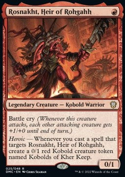 Rosnakht, Heir of Rohgahh - Commander: Dominaria United (Rare) [25]
