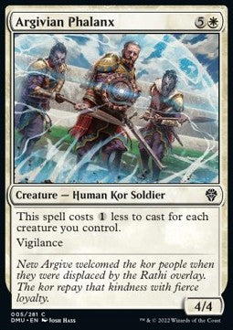Argivian Phalanx - Dominaria United (Common) [5]