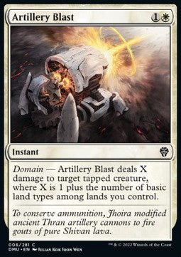 Artillery Blast - Dominaria United (Common) [6]