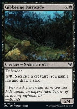Gibbering Barricade - Dominaria United (Common) [95]