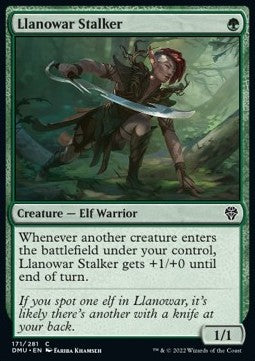 Llanowar Stalker - Dominaria United (Common) [171]