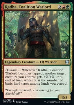 Radha, Coalition Warlord - Dominaria United (Uncommon) [211]