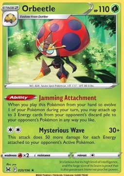 Orbeetle - Lost Origin (Holo Rare) [020]