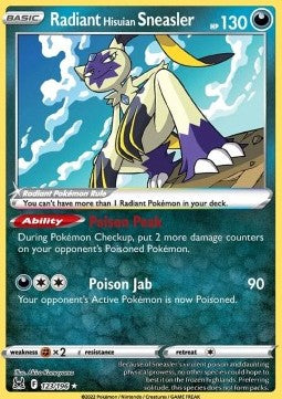 Radiant Hisuian Sneasler - Lost Origin (Ultra Rare) [123]