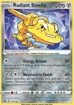 Radiant Steelix - Lost Origin (Ultra Rare) [124]