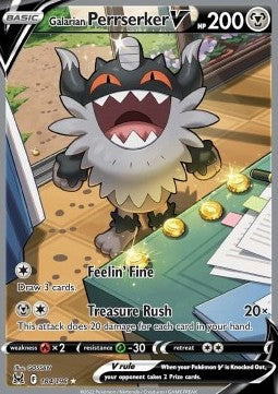 Galarian Perrserker V - Lost Origin (Ultra Rare) [LOR-184]