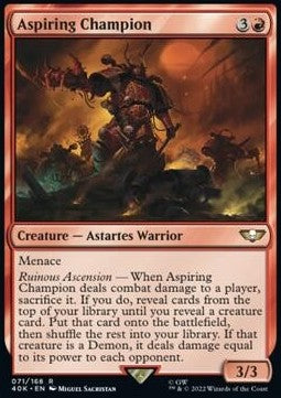 Aspiring Champion - Universes Beyond: Warhammer 40,000 (Rare) [71]