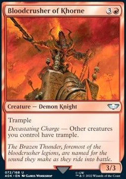 Bloodcrusher of Khorne - Universes Beyond: Warhammer 40,000 (Uncommon) [72]