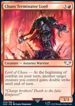 Chaos Terminator Lord - Universes Beyond: Warhammer 40,000 (Uncommon) [74]