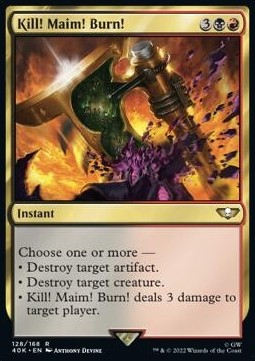 Kill! Maim! Burn! - Universes Beyond: Warhammer 40,000 (Rare) [128]