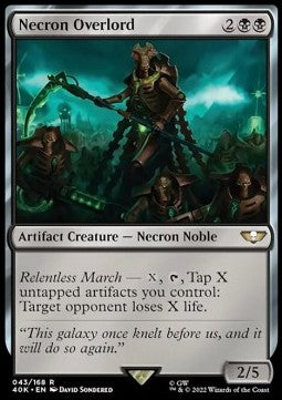 Necron Overlord - Universes Beyond: Warhammer 40,000 (Rare) [43]