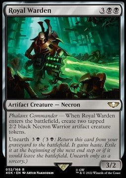 Royal Warden - Universes Beyond: Warhammer 40,000 (Rare) [52]