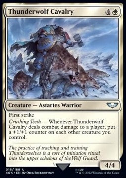 Thunderwolf Cavalry - Universes Beyond: Warhammer 40,000 (Uncommon) [16]