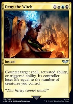 Deny the Witch - Universes Beyond: Warhammer 40,000 (Uncommon) [116]