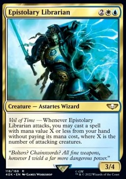 Epistolary Librarian - Universes Beyond: Warhammer 40,000 (Rare) [40K-118]