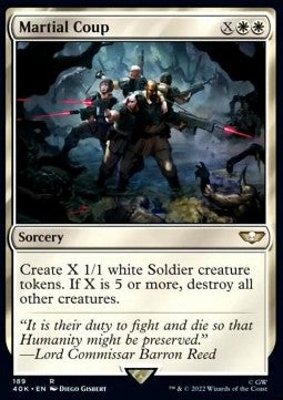 Martial Coup - Universes Beyond: Warhammer 40,000 (Rare) [189]