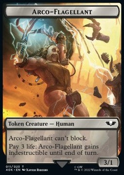 Arco-Flagellant Token (B 3/1) // Soldier Token (W 1/1) - Universes Beyond: Warhammer 40,000 (Token) [T 11/4]