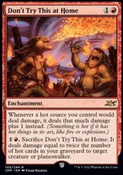 Don't Try This at Home - Unfinity (Rare) [105]